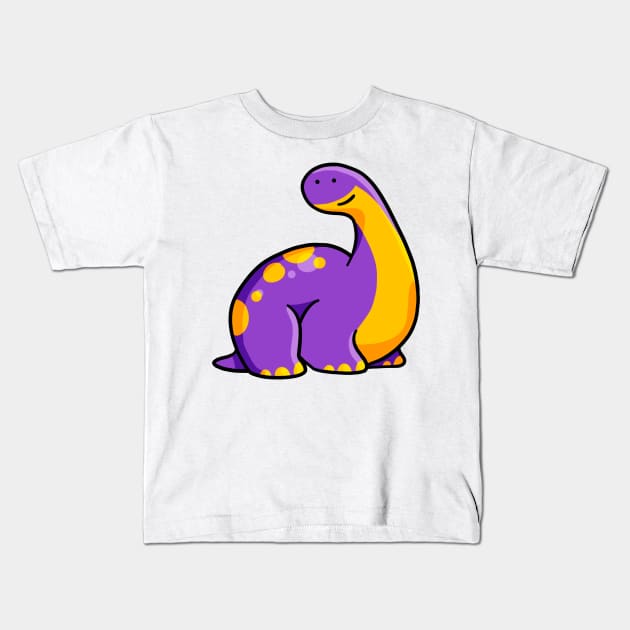 Chunky Boi, chubby dino, dinosaur Kids T-Shirt by hugadino